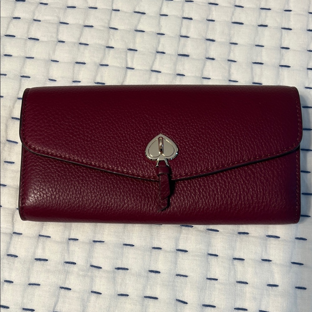 Kate Spade Burgundy Leather Wallet